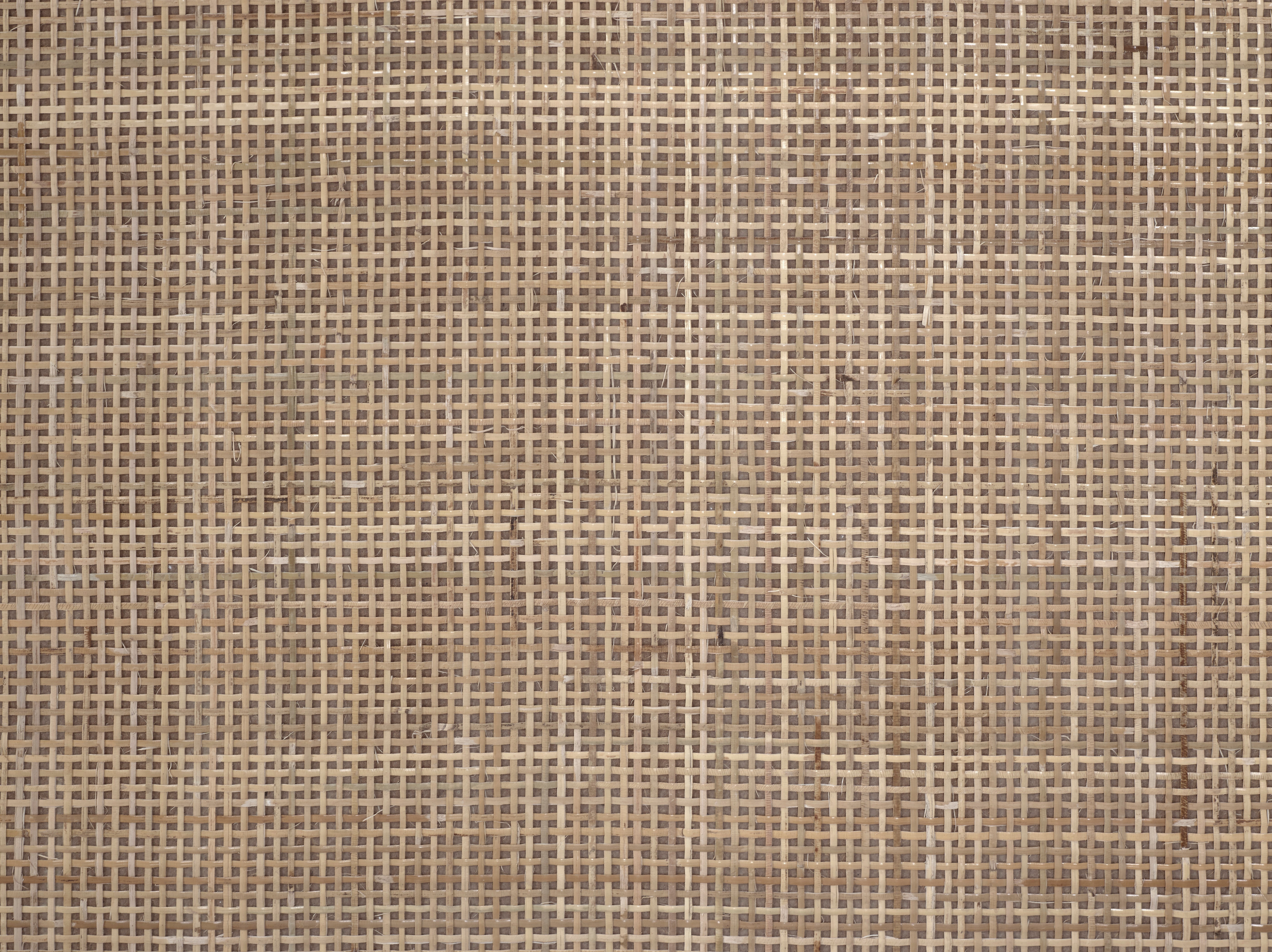 Ascot Light Oak Wood & Rattan Double Bed